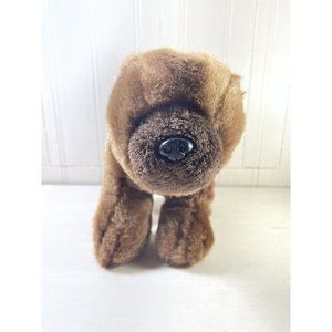 Ganz Webkinz Classic Chow Chow HM415 brown plush dog NO CODE